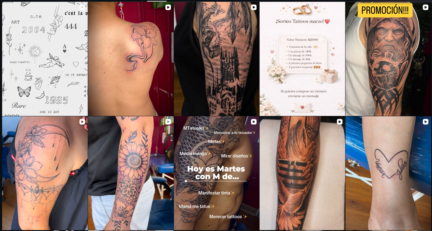 Vista previa de Instagram de subversivo_tatuajes